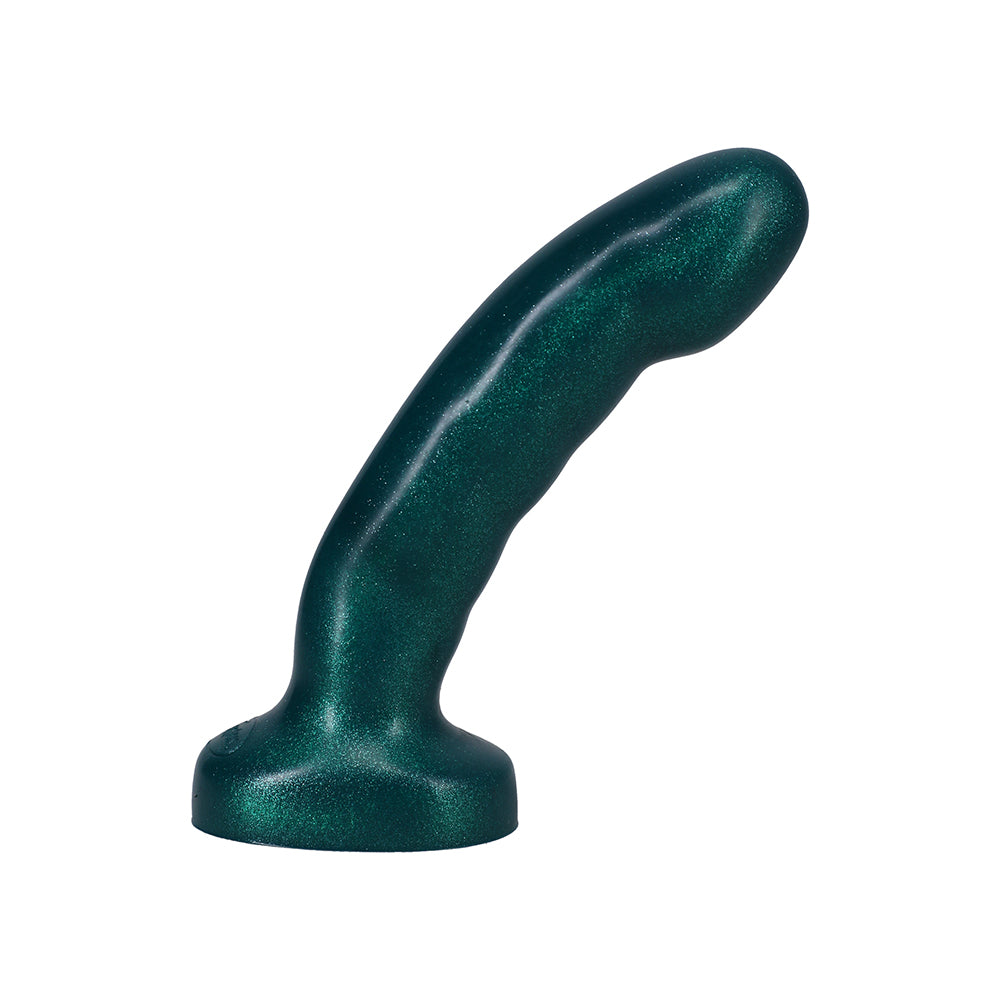 Tantus Acute 5.5 in. Curved Dildo – Medium-Firm – Emerald