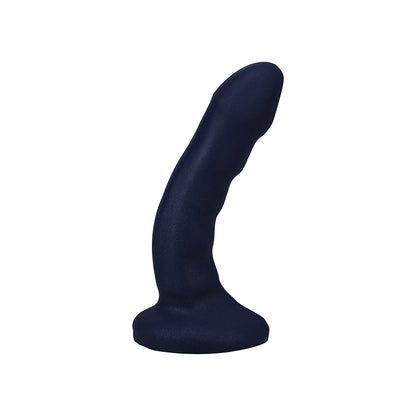 Tantus Curve 6.5 in. Dildo – Medium-Firm Silicone – Sapphire Blue