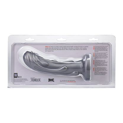 Tantus Magma 7 in. Fantasy Dildo – Medium-Firm – Silver