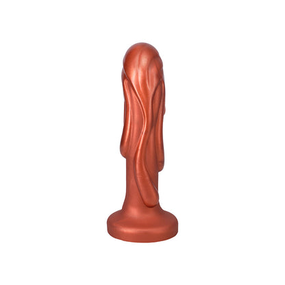 Tantus Magma 7 in. Fantasy Dildo – Medium-Firm Copper for G-Spot and P-Spot Stimulation