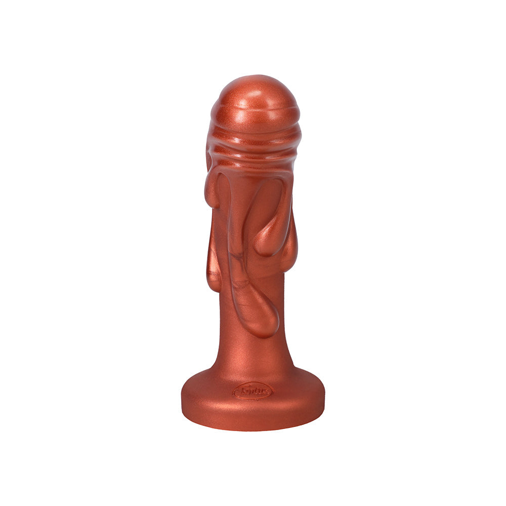 Tantus Magma 7 in. Fantasy Dildo – Medium-Firm Copper for G-Spot and P-Spot Stimulation