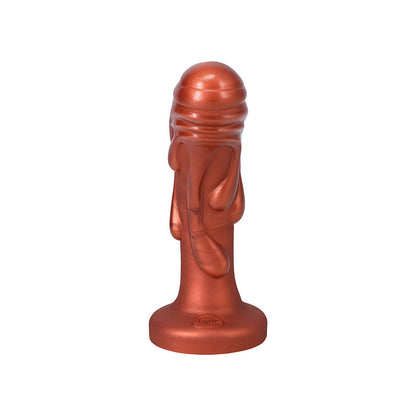 Tantus Magma 7 in. Fantasy Dildo – Medium-Firm Copper for G-Spot and P-Spot Stimulation