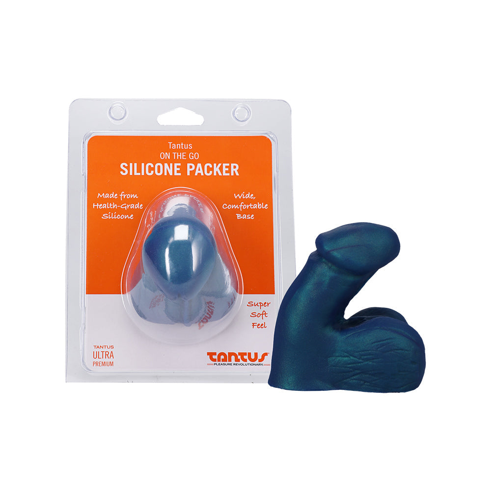 Tantus On The Go Silicone Packer – Super Soft Malachite