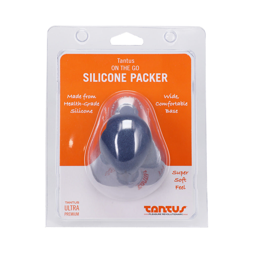 Tantus On The Go Silicone Packer – Super Soft, Blue