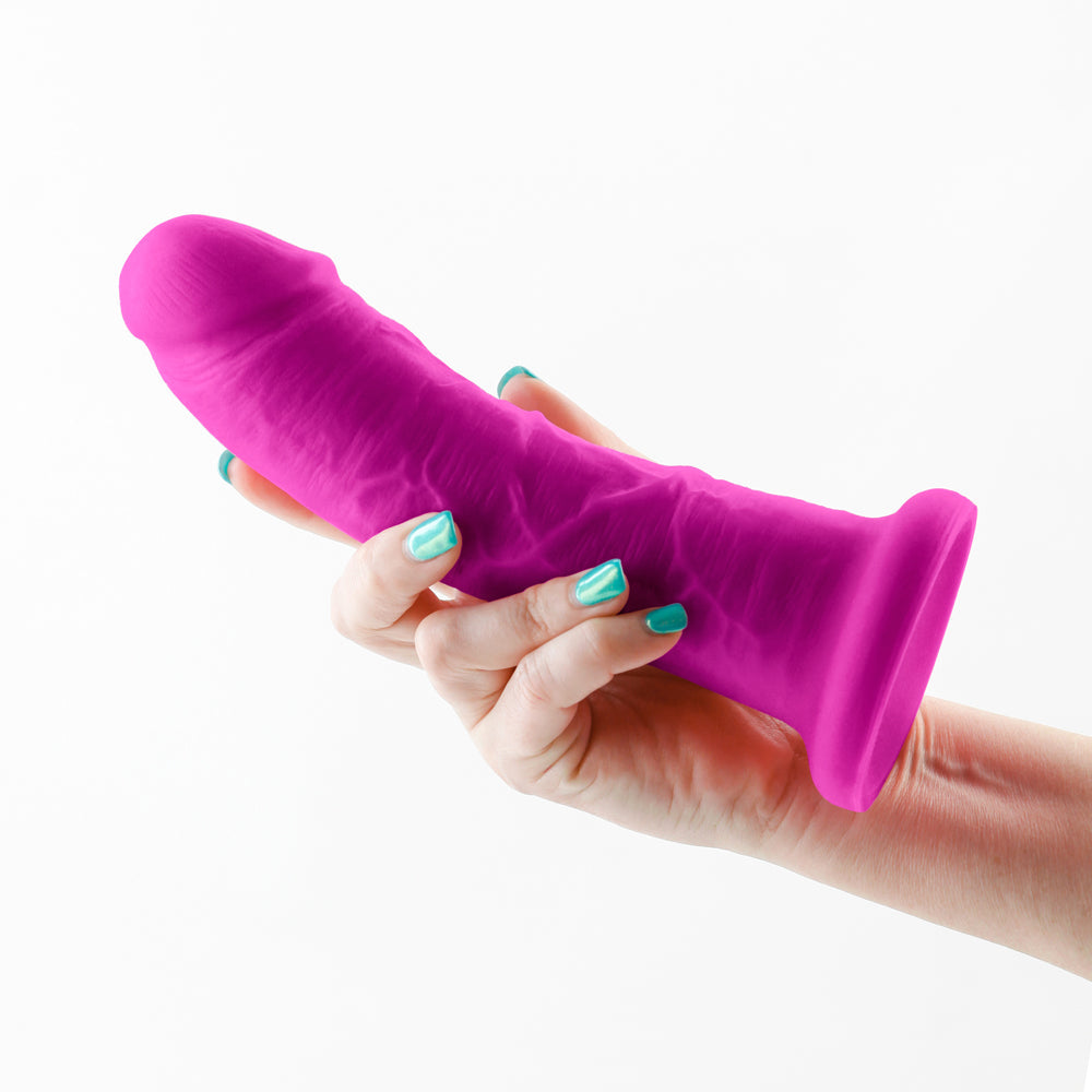 NS Novelties Colours Dual Density 7 in. Dildo - Purple