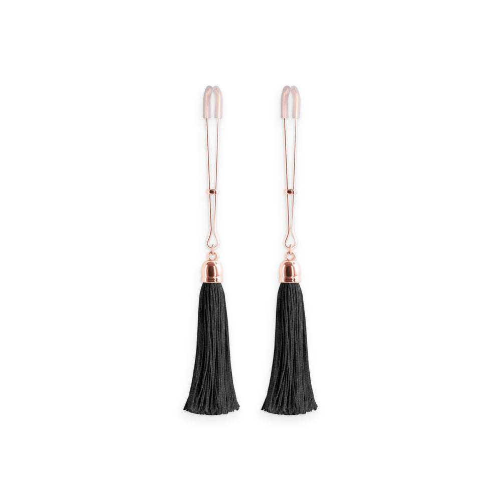Bound Nipple Clamps T1 – Black – Nickel-Free Metal with Silicone Tips