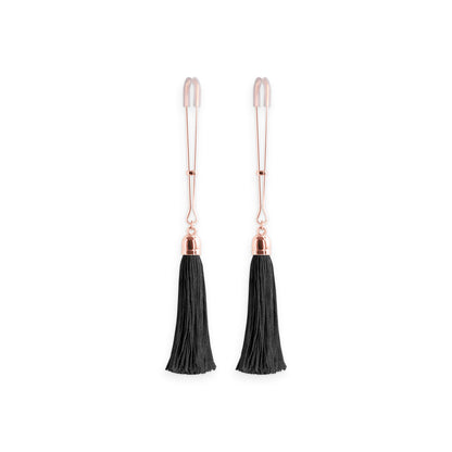 Bound Nipple Clamps T1 – Black – Nickel-Free Metal with Silicone Tips