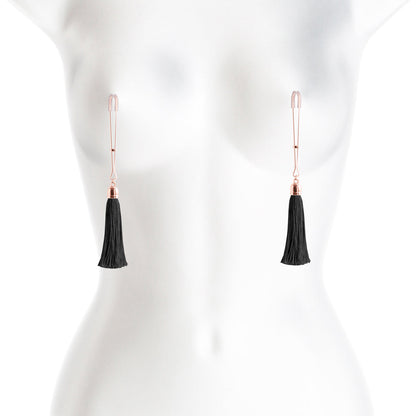 Bound Nipple Clamps T1 – Black – Nickel-Free Metal with Silicone Tips