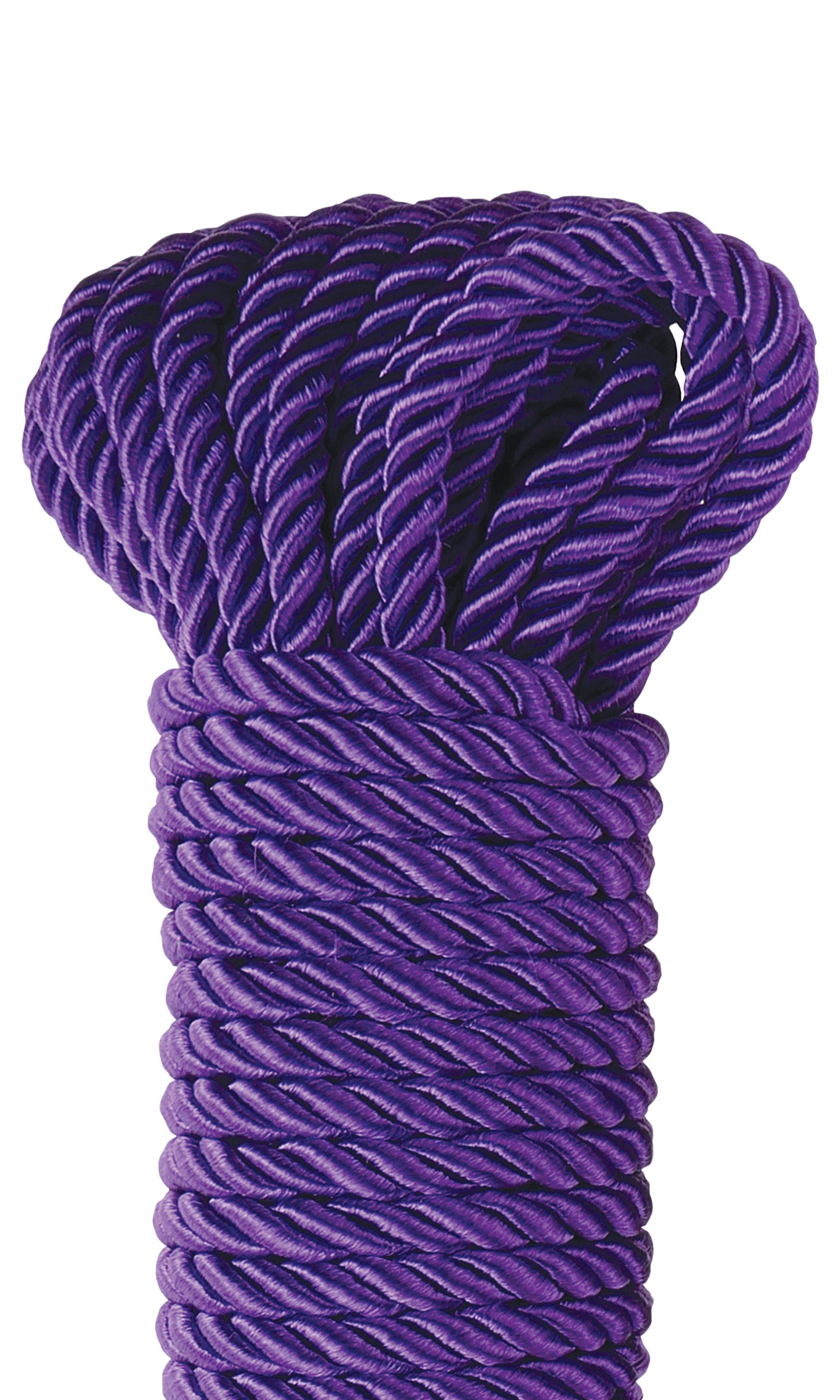 Pipedream Fetish Fantasy Series Deluxe Silky Rope - Purple - 32 Feet for Bondage Play