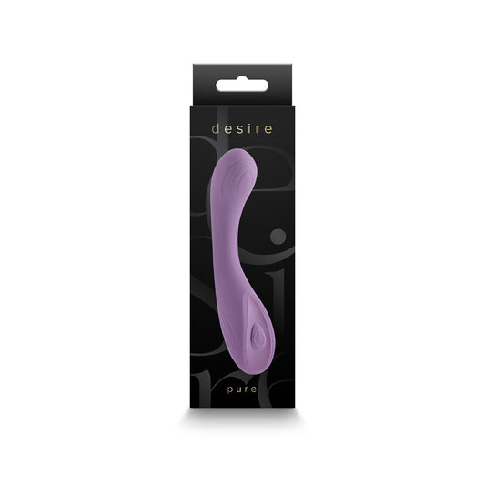 Desire Pure Dusty Lavender Multi-Speed Vibrator - Light Purple