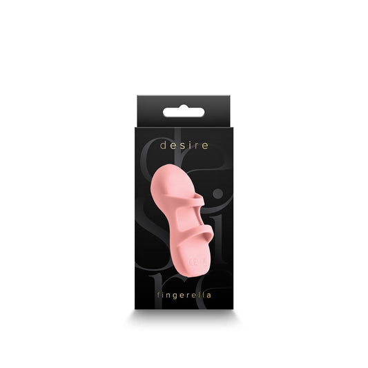 NS Novelties Desire Fingerella Peach – Silicone Finger Massager with 3 Speeds