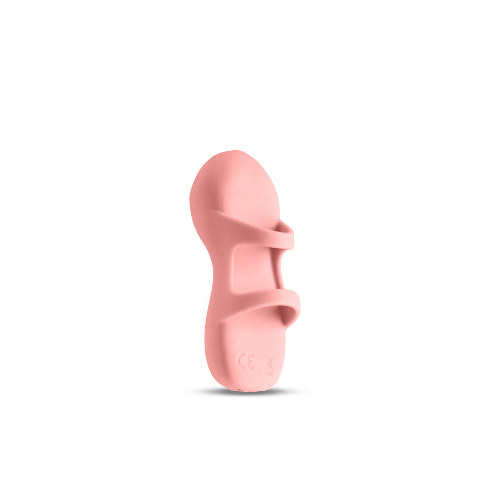 NS Novelties Desire Fingerella Peach – Silicone Finger Massager with 3 Speeds