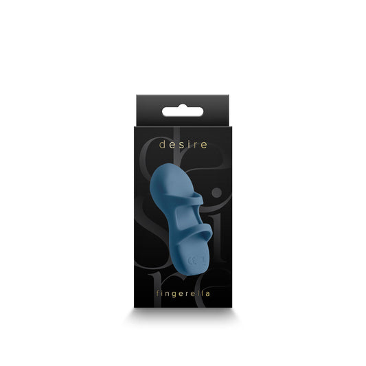 NS Novelties Desire Fingerella Flexible Massager – Navy