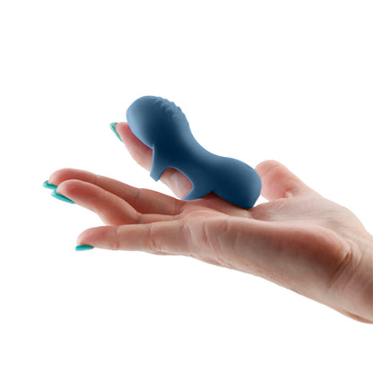 NS Novelties Desire Fingerella Flexible Massager – Navy