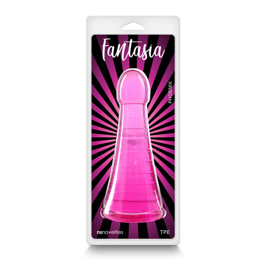 Fantasia Phoenix Jelly Dildo – Pink – Flexible TPE Design