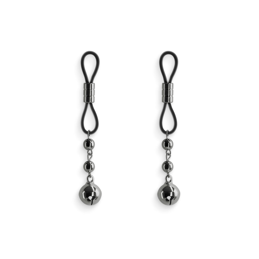 Bound Nipple Clamps D1 Gunmetal – Adjustable Metal Clamps with Silicone Tips