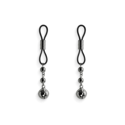 Bound Nipple Clamps D1 Gunmetal – Adjustable Metal Clamps with Silicone Tips