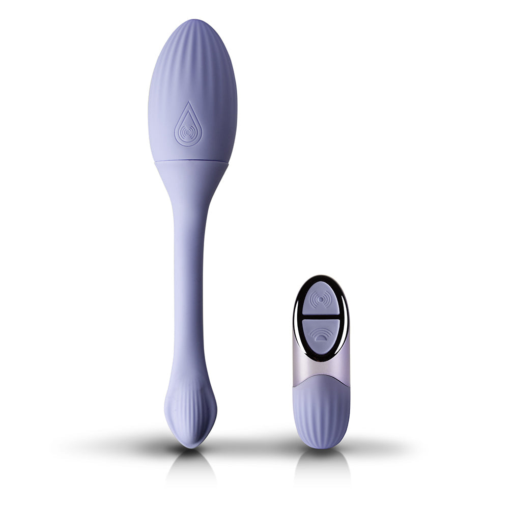 NIYA 1 Rechargeable Remote-Controlled Silicone Kegel Massager - Cornflower