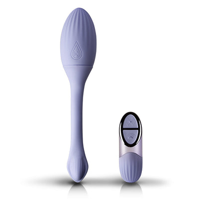 NIYA 1 Rechargeable Remote-Controlled Silicone Kegel Massager - Cornflower