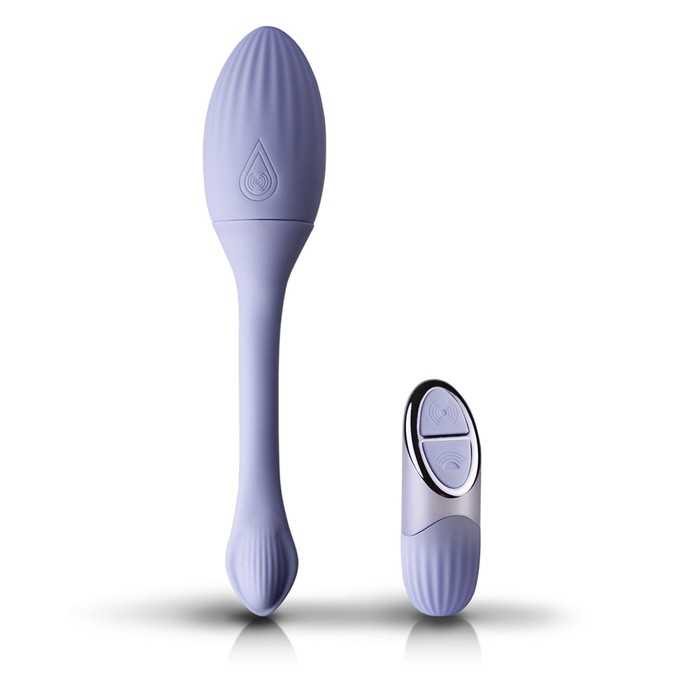 NIYA 1 Rechargeable Remote-Controlled Silicone Kegel Massager - Cornflower
