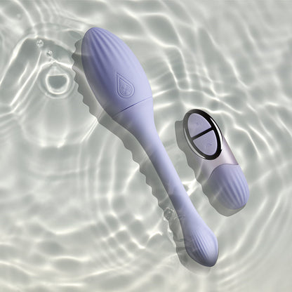 NIYA 1 Rechargeable Remote-Controlled Silicone Kegel Massager - Cornflower