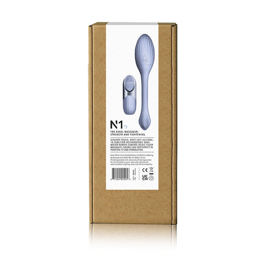 NIYA 1 Rechargeable Remote-Controlled Silicone Kegel Massager - Cornflower