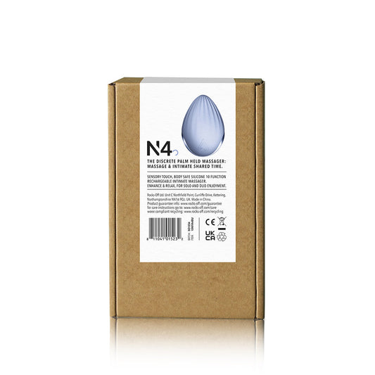 NIYA 4 Rechargeable Silicone Palm Held Massager – Cornflower
