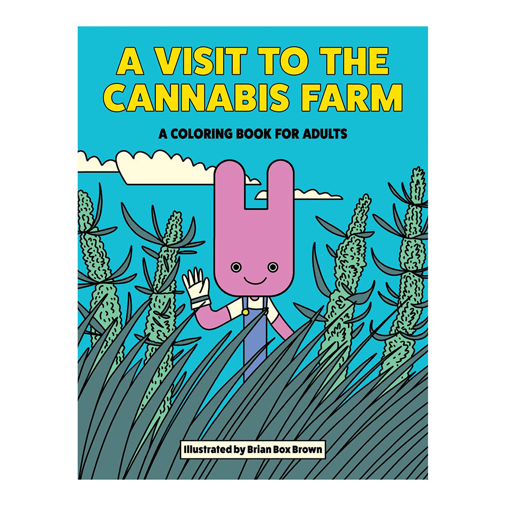 Wood Rocket A Visit To The Cannabis Farm Coloring Book - Multi-Color