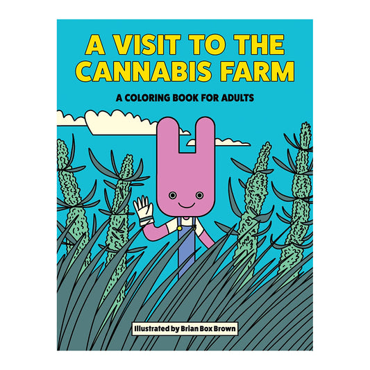 Wood Rocket A Visit To The Cannabis Farm Coloring Book - Multi-Color