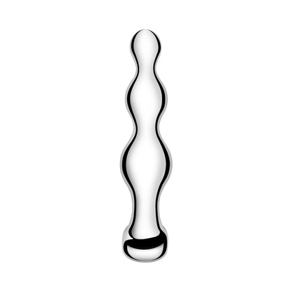 b-Vibe Stainless Steel Anal Beads – Prostate Massager – Silver