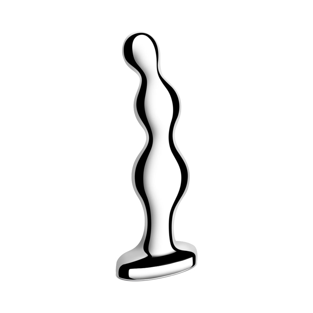 b-Vibe Stainless Steel Anal Beads – Prostate Massager – Silver