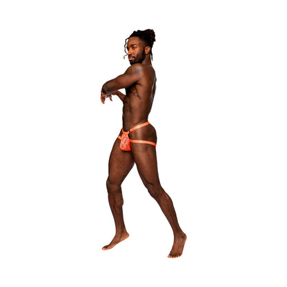 Male Power Rude Awakening Ring Jock – Neon Orange – S/M
