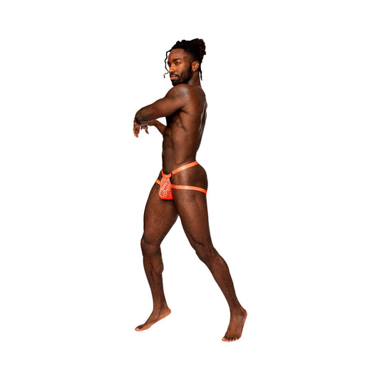 Male Power Rude Awakening Ring Jock – Neon Orange – S/M
