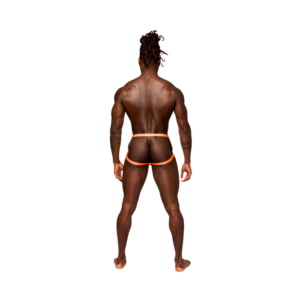Male Power Rude Awakening Ring Jock – Neon Orange – L/XL
