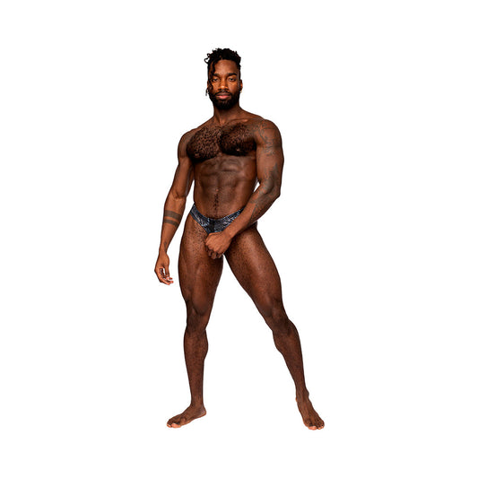 Male Power S'naked Power Sock – Black/Blue – S/M