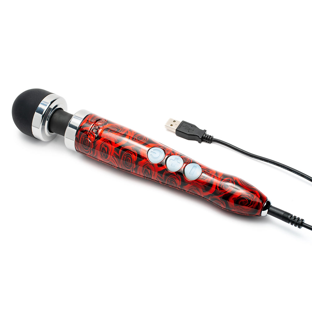 Doxy Die Cast Number 3 Compact Wand Massager – Red