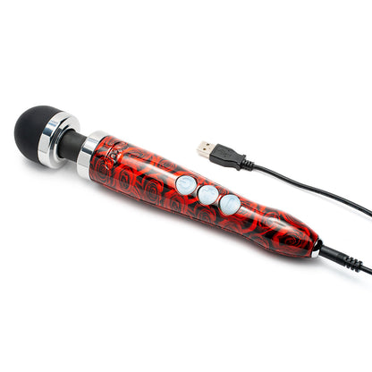 Doxy Die Cast Number 3 Compact Wand Massager – Red