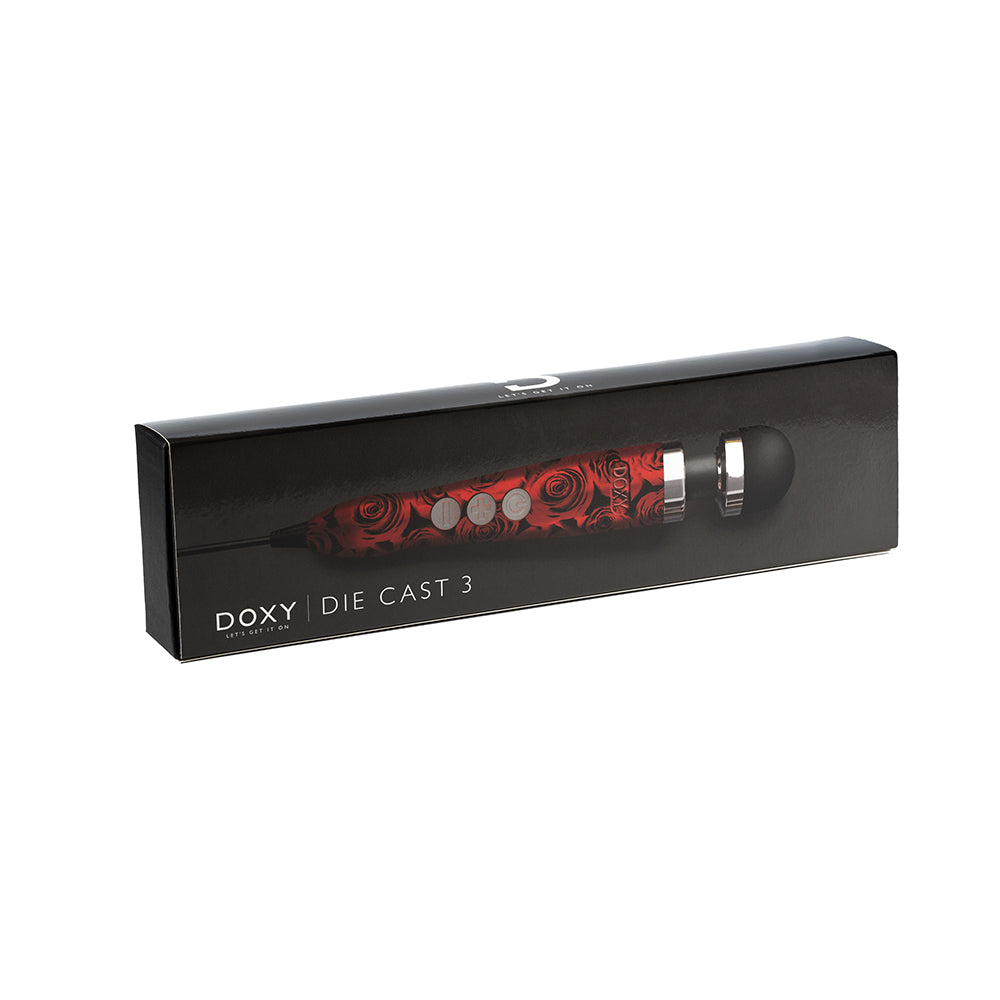Doxy Die Cast Number 3 Compact Wand Massager – Red