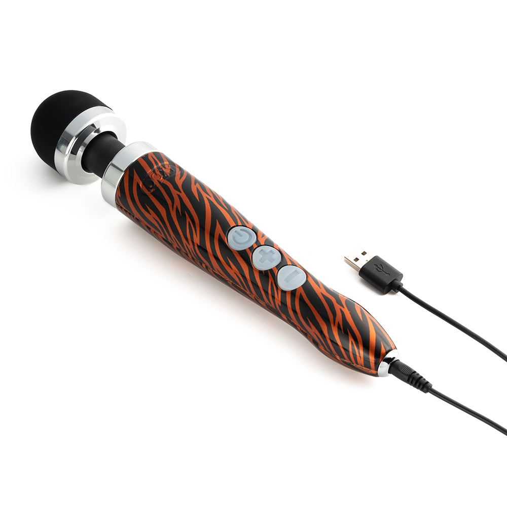 Doxy Die Cast 3R Rechargeable Wand Massager - Animal Print