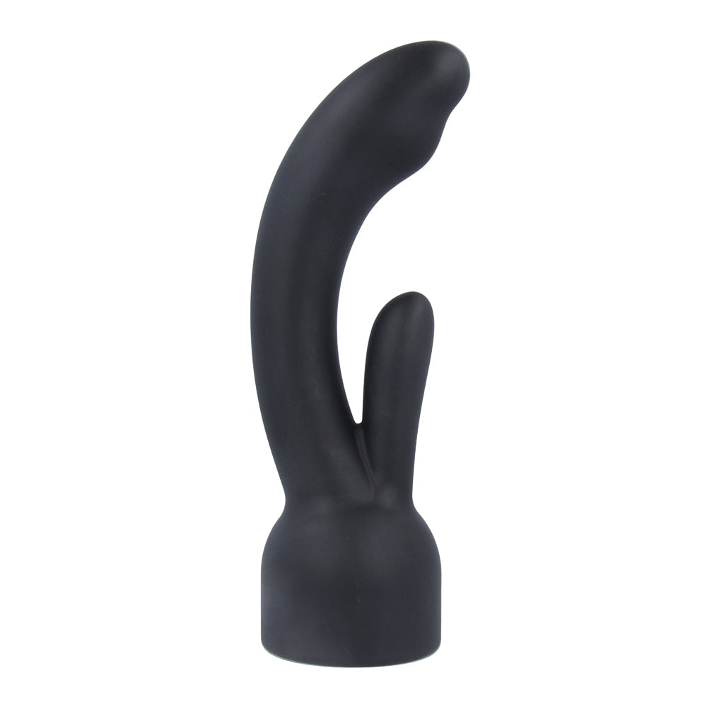 Doxy 3 Silicone Rabbit Wand Attachment - Black