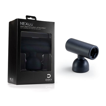 Doxy Number 3 Silicone Masturbator Wand Attachment - Navy