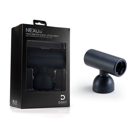 Doxy Number 3 Silicone Masturbator Wand Attachment - Navy