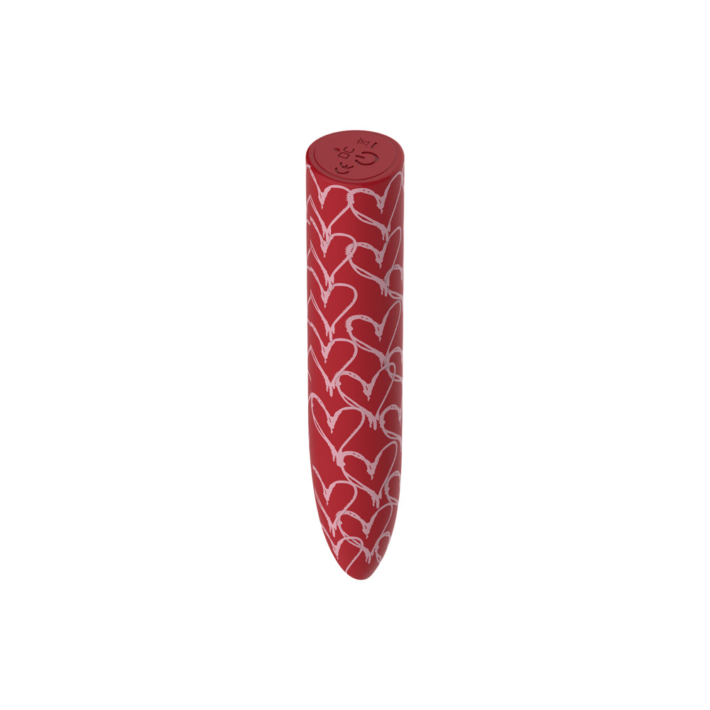 Luv Inc Hb82 Heart Bullet Vibrator – Red