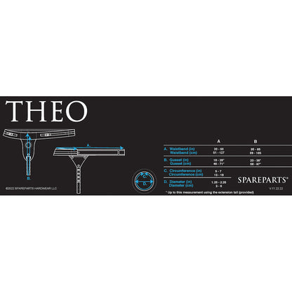 SpareParts Theo Single Strap Harness - Black - Size B