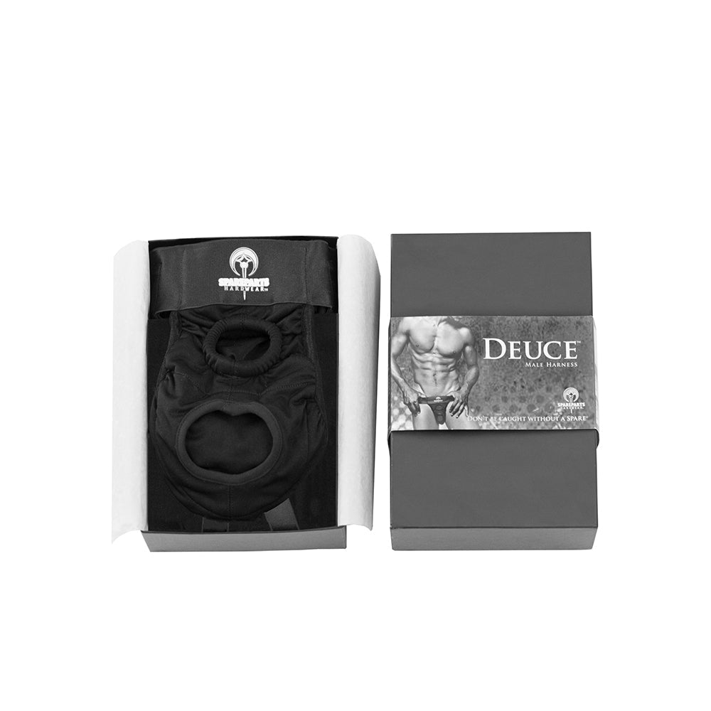 SpareParts Deuce Double Strap Harness - Black - Size A Regular