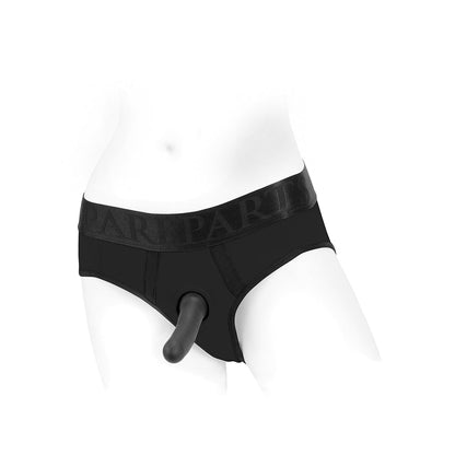 SpareParts Tomboi Nylon Briefs Harness – Black – Size XXS