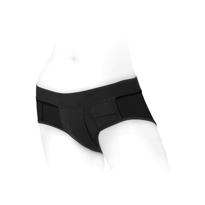 SpareParts Tomboi Nylon Briefs Harness – Black – Size XL