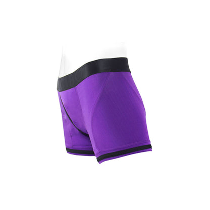 SpareParts Tomboii Nylon Boxer Briefs Harness – Purple – Size L