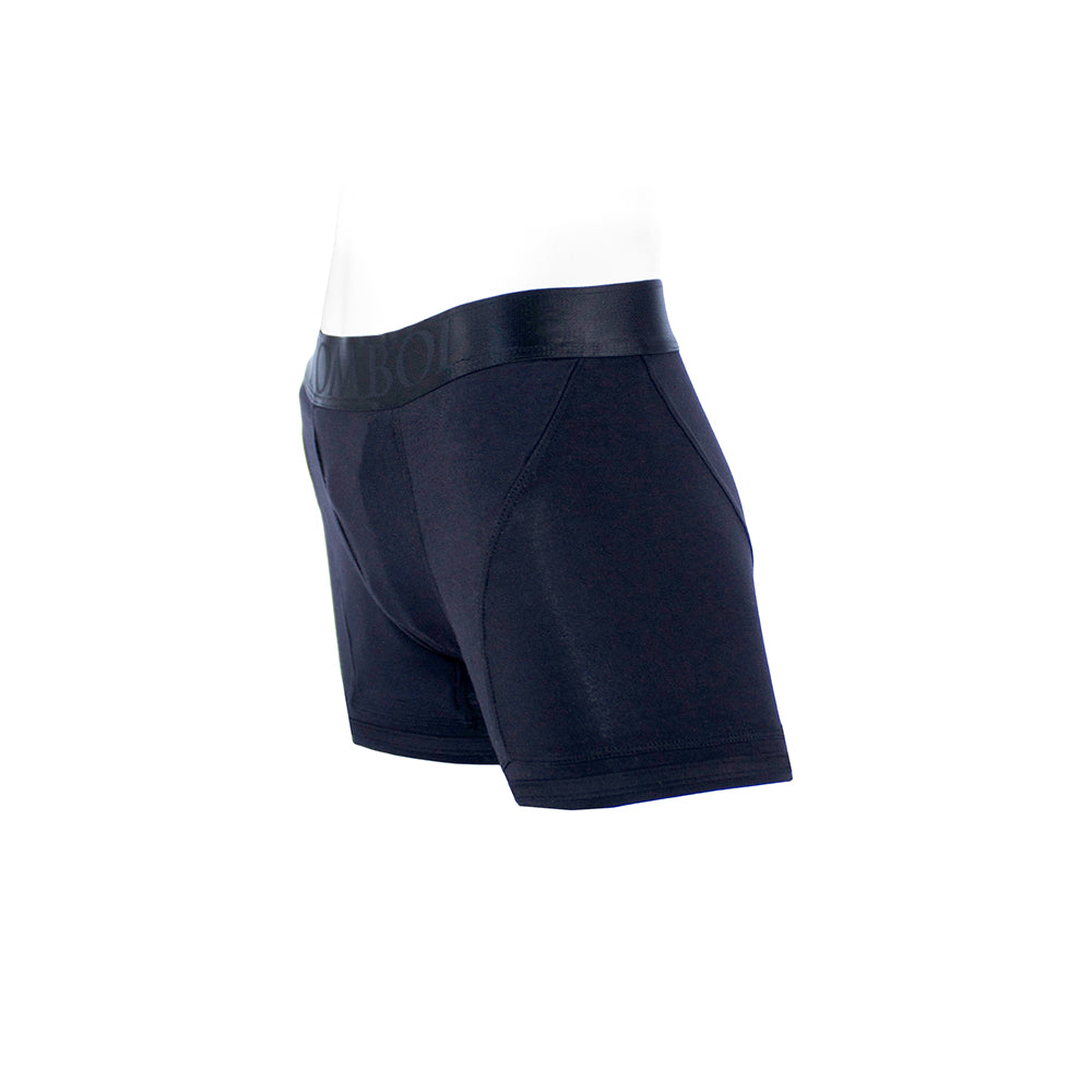 SpareParts Tomboii Rayon Boxer Briefs Harness – Black – Size S