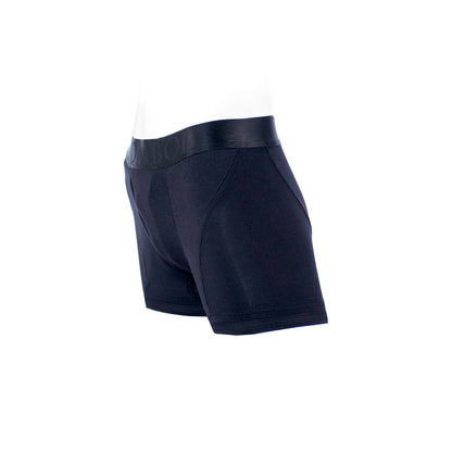 SpareParts Tomboii Rayon Boxer Briefs Harness – Black – Size 2XL